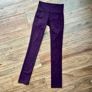 Lululemon Purple Straight Leg Legging